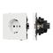 Механизм электрической розетки SCT-TENDO-MEU1-SFPL-WH (230V, 16A) Arlight 054641