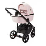 Детская универсальная коляска Adamex NOLA TIP 2 в 1 N-PS162 (Светло-розовый, Светло-розов. перламутровая экокожа)