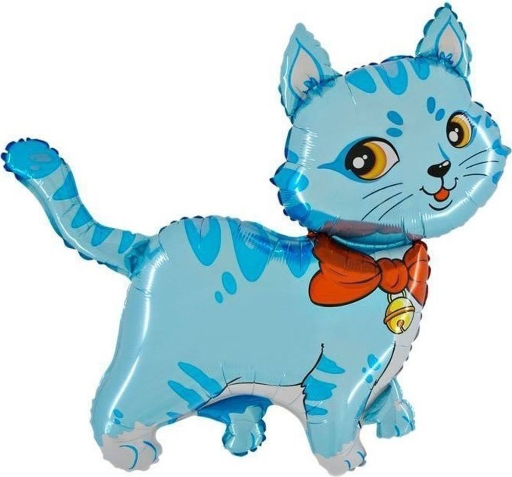 FM (13&#39;&#39;/33 см) Мини-фигура, Милый котенок, Голубой, 1 шт.