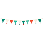 Гирлянда новогодняя текстильная с помпонами 1,8 м