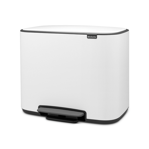 Мусорный бак Bo Pedal Bin 3x11л Brabantia Белый