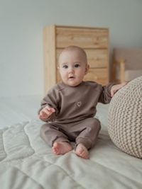 Свитшот облегченный "Кокос" с вышивкой 0+