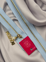 Молния небесно-голубая золото жемчуг