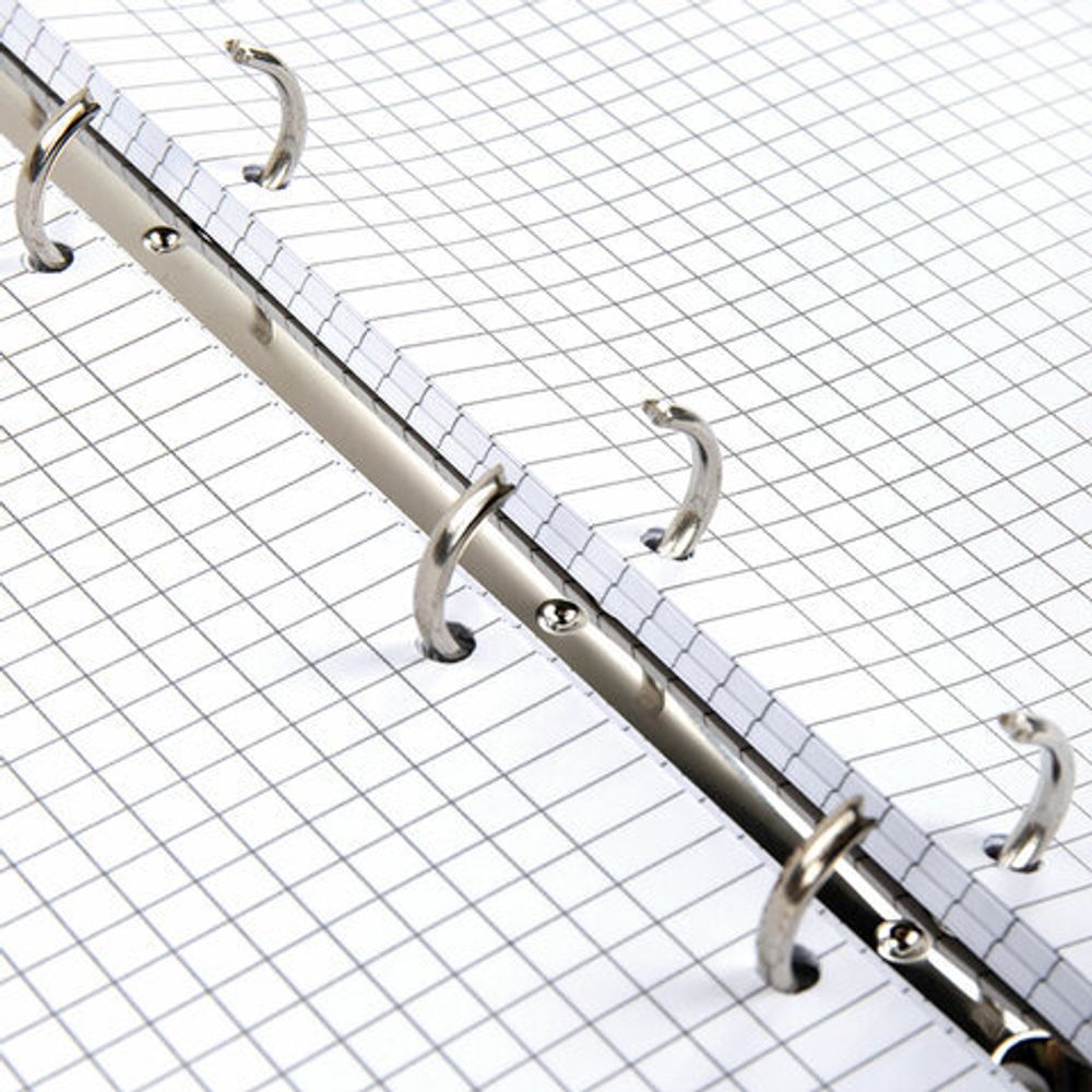 Тетрадь на кольцах А5 (180х220 мм), 80 л., под кожу, BRAUBERG VISTA, "Canvas", 112135