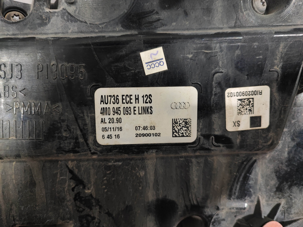 Фонарь задний левый Audi Q7 (4M) 15-19 Б/У Оригинал 4M0945093E