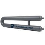 Регистр отопления РЗЭ-2x57x3,0-6000 двухрядный змеевиковый с эллиптическими заглушками