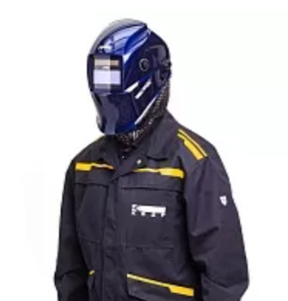 Маска сварщика КЕДР (В РАЗОБР.ВИДЕ) "К-202 PRIME", синяя