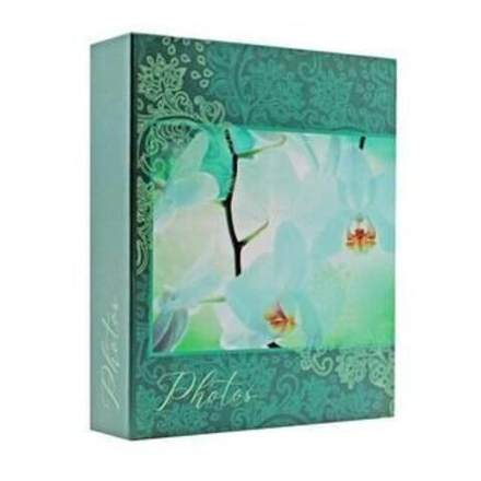 Фотоальбом 100 фото 10*15см Bloom. Орхидея, пластик.стр.