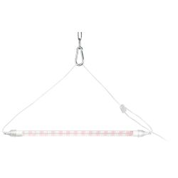 Фитолампа для растений светодиодная ЭРА FITO-9W-Rа90-Т8+FITO-Holder IP65 2хG13 с выключателем 1.5м