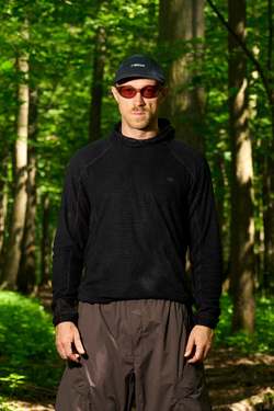 Худи Blue Monte Lightweight Hooded Fleece Shirt "Udo Grey Black"