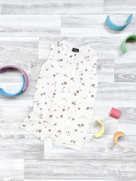 Песочник без рукавов Mjölk Sleep and Play Кляксы, уценка