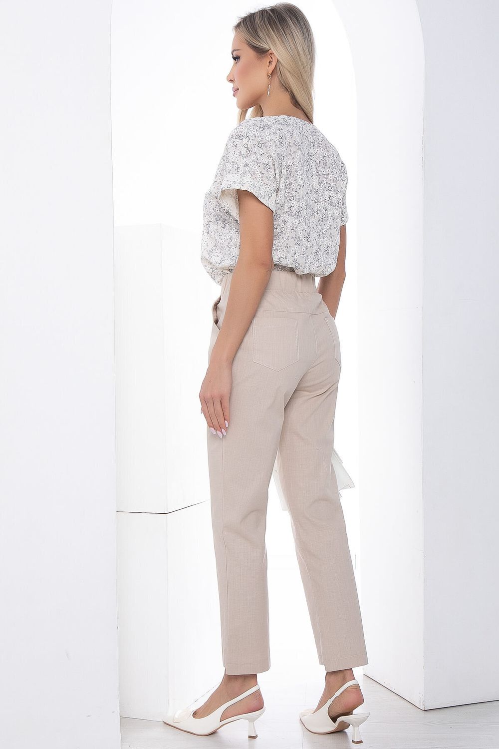 Брюки Сьюзи бежевые Б10145 LT Collection (Акция)