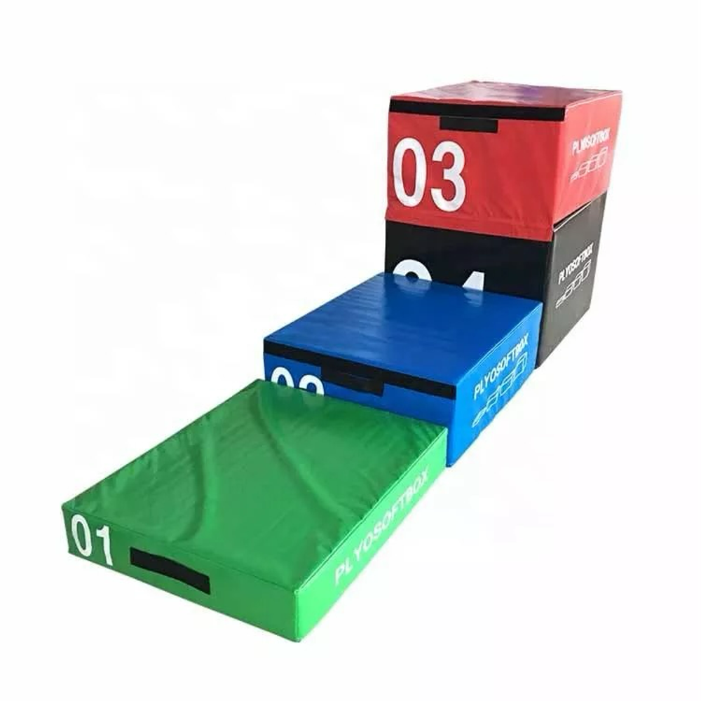 Комплект плиометрических боксов 90х75 высотой 15-30-45-60 см