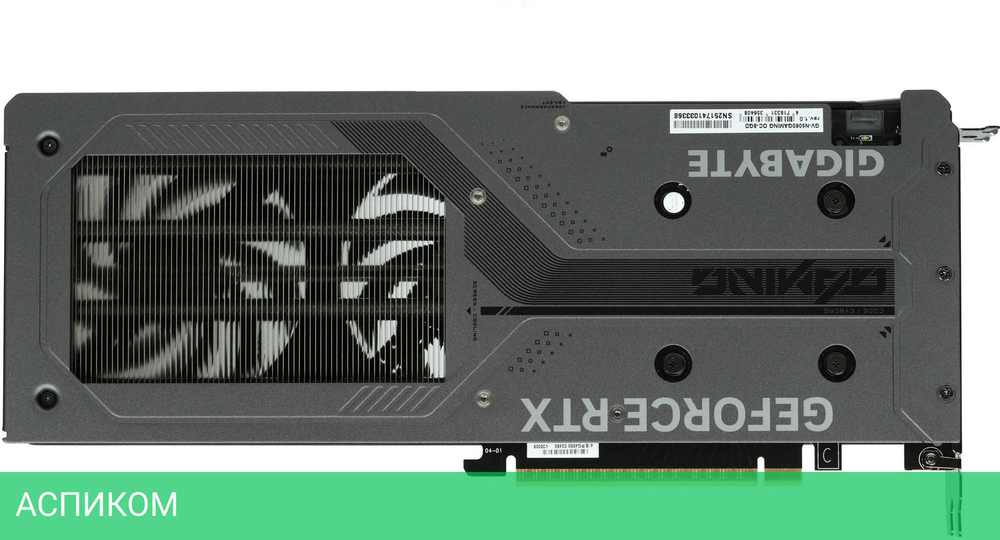 Видеокарта GigaByte GeForce RTX 5060 Gaming OC 8G GDDR7 (GV-N5060GAMING OC-8GD)