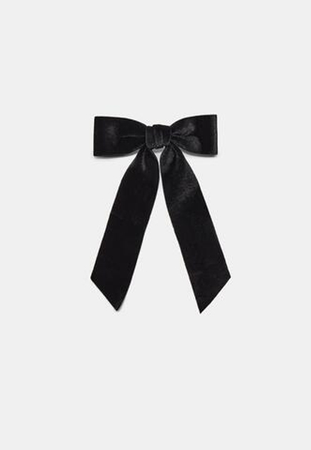 STRADIVARIUS Заколка-бант для волос, черный