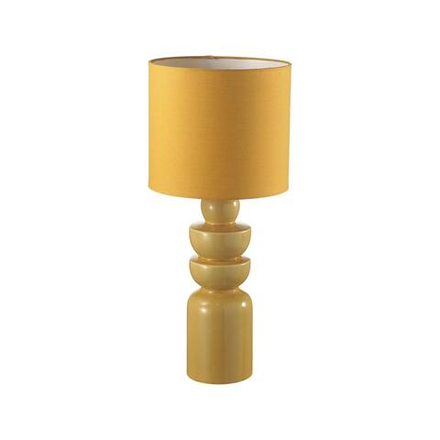 8130/1T MODERNI LN26 479 желтый, керамика/текстиль Настольная лампа E27 1*60W 220V SEGI