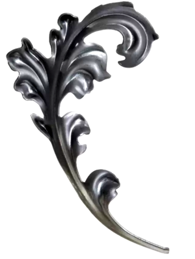 Кованый лист 240х150 Левый