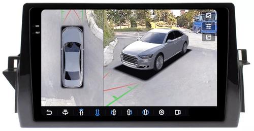 Магнитола для Toyota Camry 70 (75) 2021-2023 - FarCar BX3223M-360 монитор 10.36" 2K QLED на Android 13, Быстрая, CarPlay, 4G SIM-слот, 4 камеры в комплекте