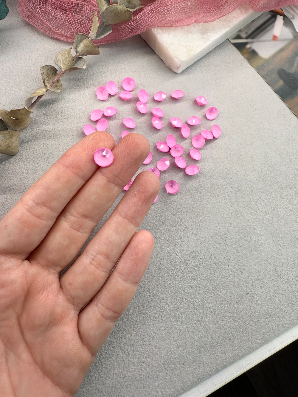 Шатон Chatone 8 мм (ss39), Lacquer Pink
