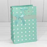 Пакет подарочный 20х30х13см "Леди" с тиснением (Микс)