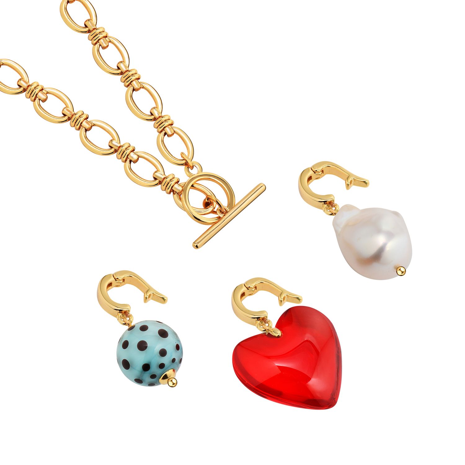 Цепь Golden Transformer Chain Lover Necklace