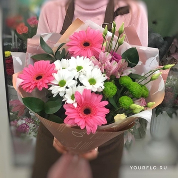 Авторский букет с герберами