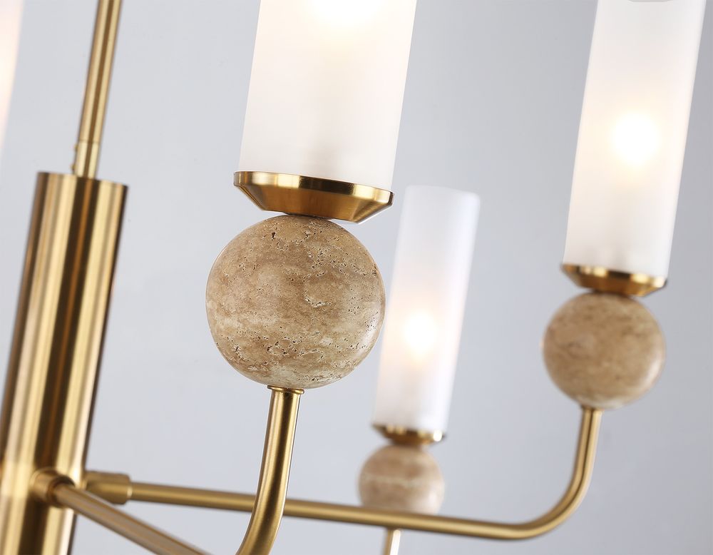 Ambrella Люстра на штанге с мрамором Ceramo Modern LH53252