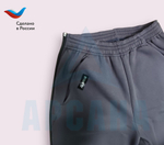 Брюки ортопедические с молниями по бокам, трикотаж с начесом. Цвет Темно-серый. Размер 5XL (58-60)