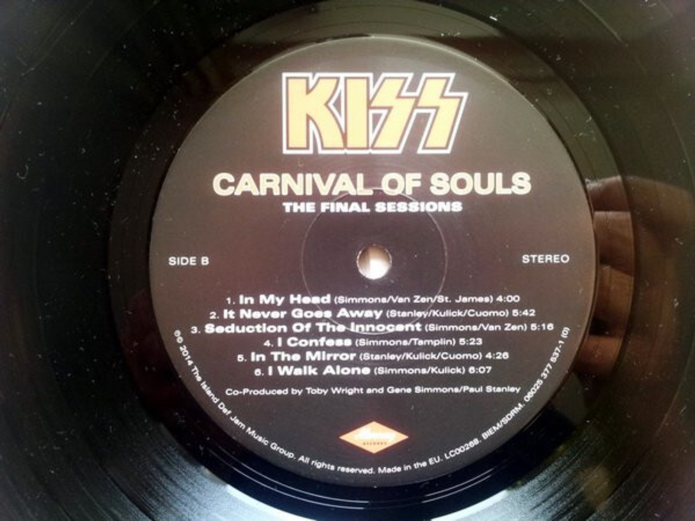 Kiss / Carnival Of Souls: The Final Sessions (LP)