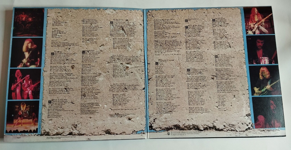 Винтажная виниловая пластинка LP Rush Caress Of Steel (USA 1983)