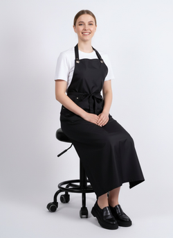 Фартук №3 прямой без разрезов для парикмахера