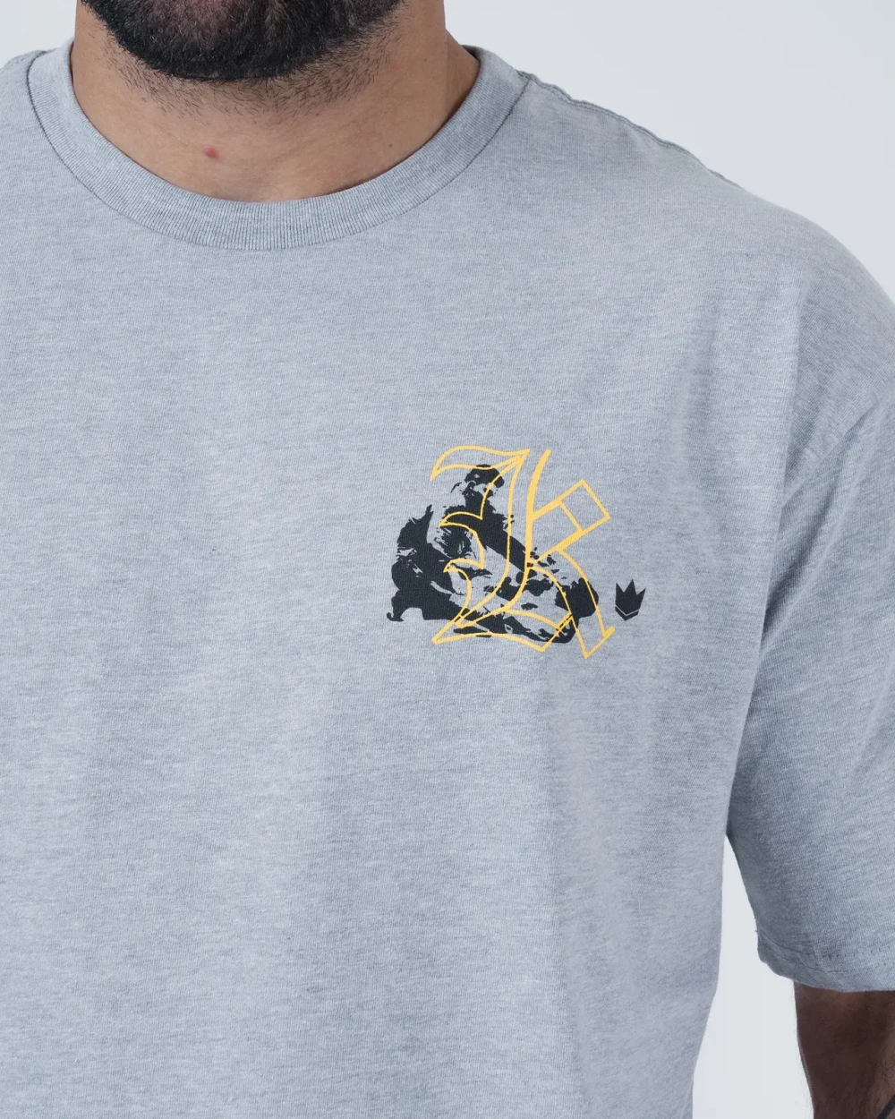 Футболка KINGZ Jiu Jitsu Culture Tee серая