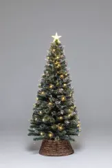 Оптоволоконная елка с LED лампочками Альпийская 210 см., леска+пвх, контроллер (Т2162-210)