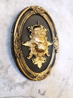 Барельеф на стену из гипса Лев