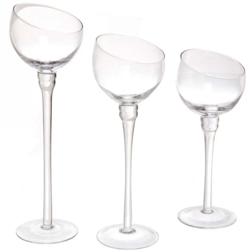 Подсвечники в наборе 3шт «Estet» 7,5*20,23,26см