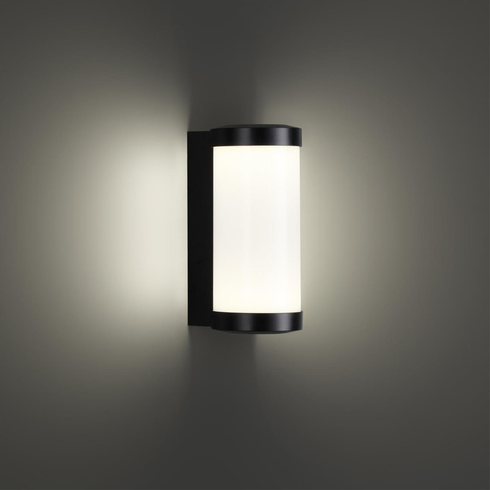 359300 STREET NT24 776 черный Светильник ландшафтный настенный IP65 LED 6W 4000K 180-265V OPAL