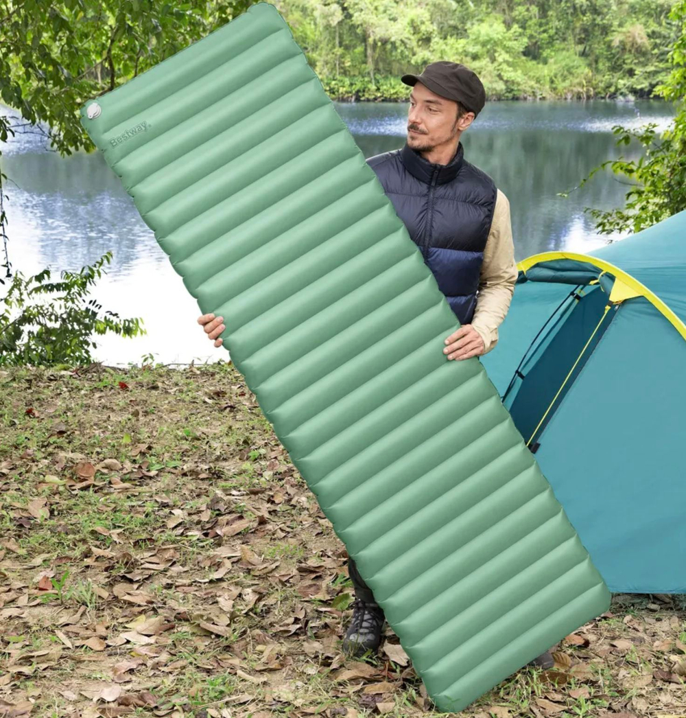 Коврик туристический самонадувающийся 188x58.5x7.5 см, Bestway 69617