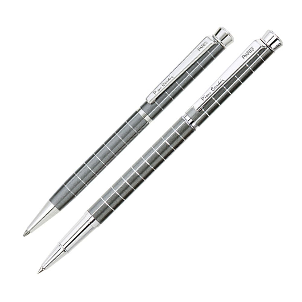 Набор подарочный Pierre Cardin Pen&amp;Pen - Gray, ручка шариковая + ручка роллер