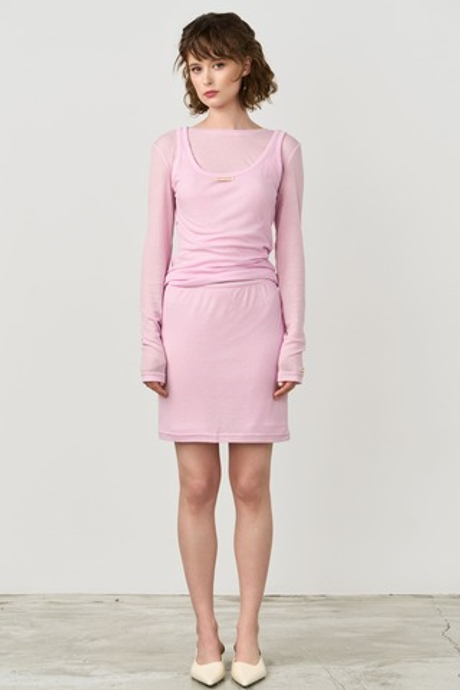 Юбка мини трикотаж