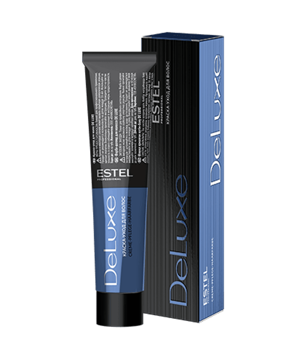 ESTEL De Luxe краска-уход для волос, 8/44 светло-русый медный интенсивный, 60 мл