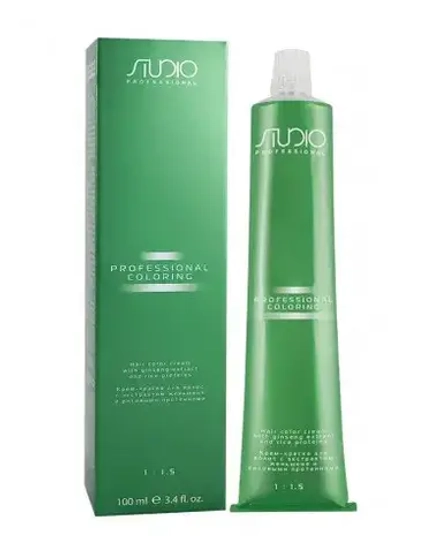 Studio Professional Крем-краска для волос с экстрактом женьшеня и рисовыми протеинами, 3.0 темно-коричневый, 100 мл