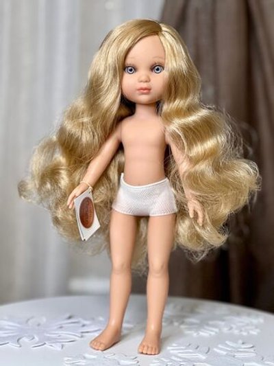 Кукла для девочки виниловая 35см Ева без одежды (2821)