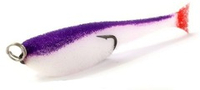 Поролоновая рыбка 8см бело-фиолетовая, (5шт в уп), Контакт