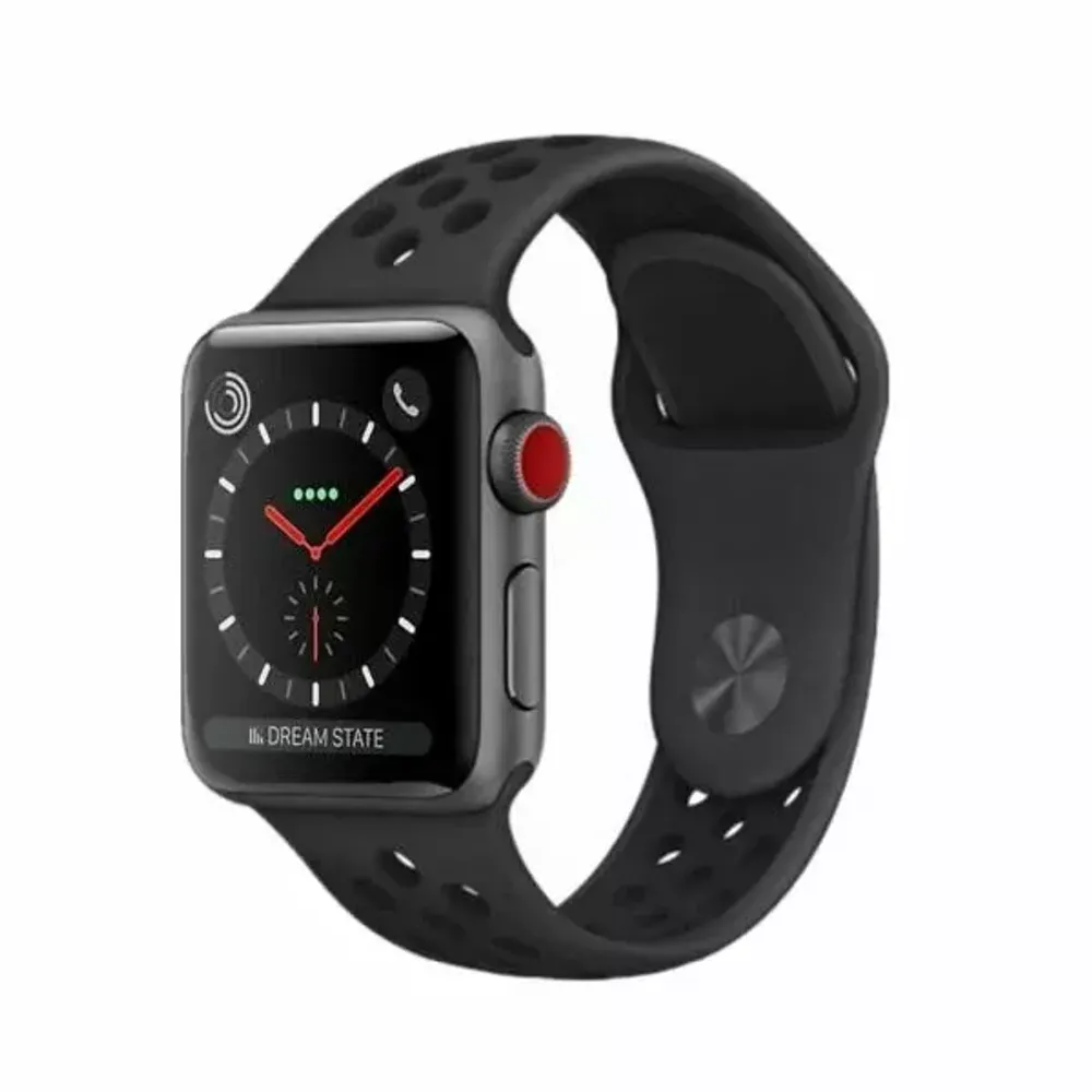 Ремешок Apple Watch 38мм,спортивный Nike, синий Replica (S/M.M/L)