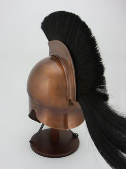 Nautical Шлем коринфский с черным плюмажем