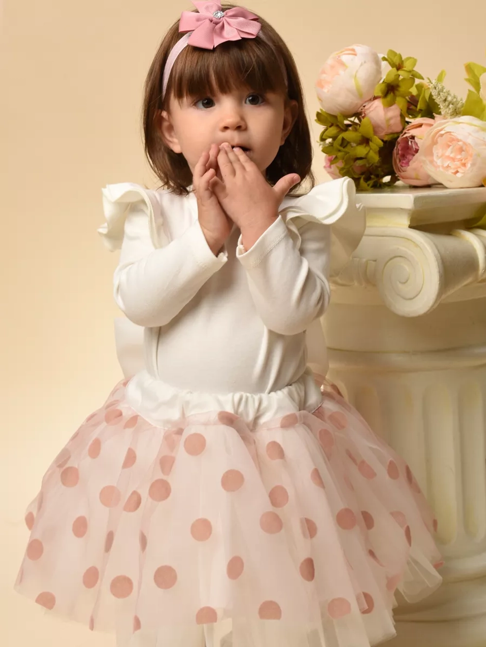 Юбка-пачка в горох