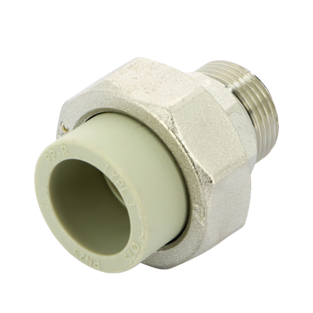 Муфта комбинированная разъемная (Американка) FV-Plast 25x3/4" наружная резьба