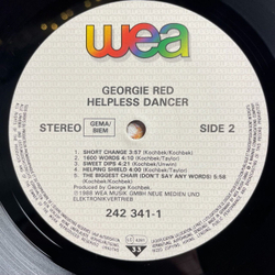 Винтажная виниловая пластинка LP Georgie Red Helpless Dancer (Germany 1988)