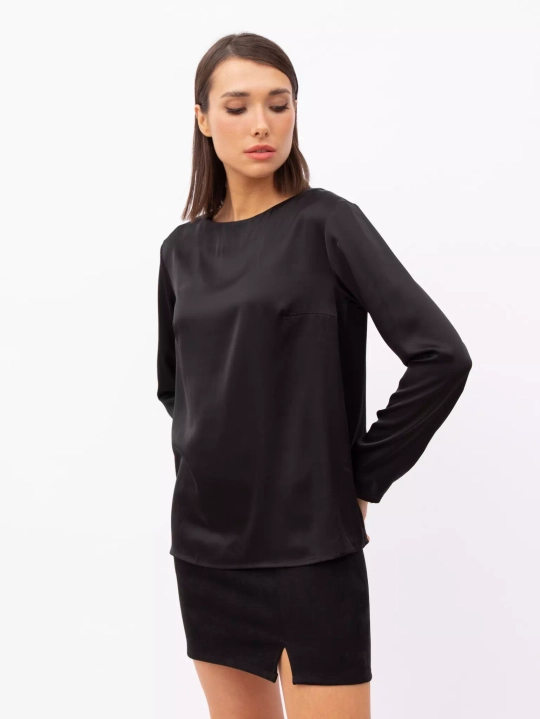 Блузка с рукавом Anyday Icon Blouse 01, цвет черный