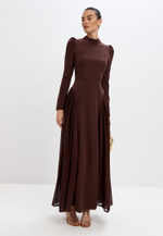 Платье макси с завязками